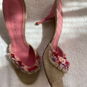 Casadei heels mules Size 10 NEW